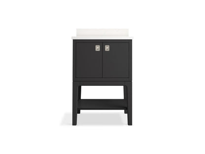 KOHLER K-35024 Seagrove by Studio McGee 24" bathroom vanity cabinet with sink and quartz top