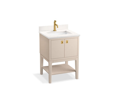 KOHLER K-35024 Seagrove by Studio McGee 24" bathroom vanity cabinet with sink and quartz top