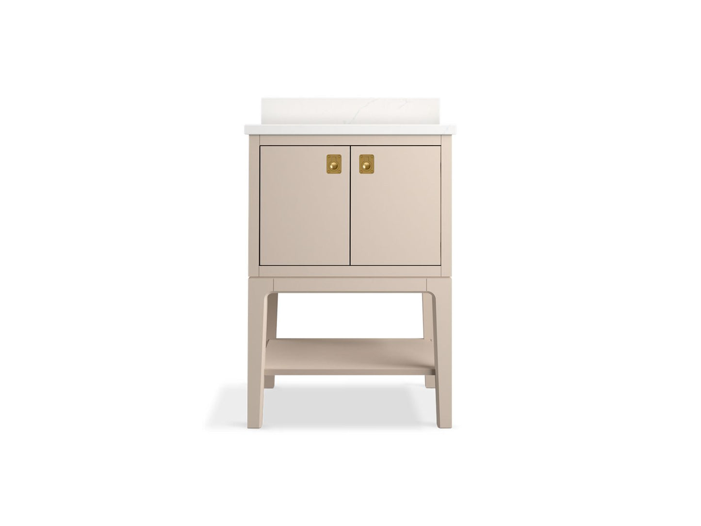 KOHLER K-35024 Seagrove by Studio McGee 24" bathroom vanity cabinet with sink and quartz top