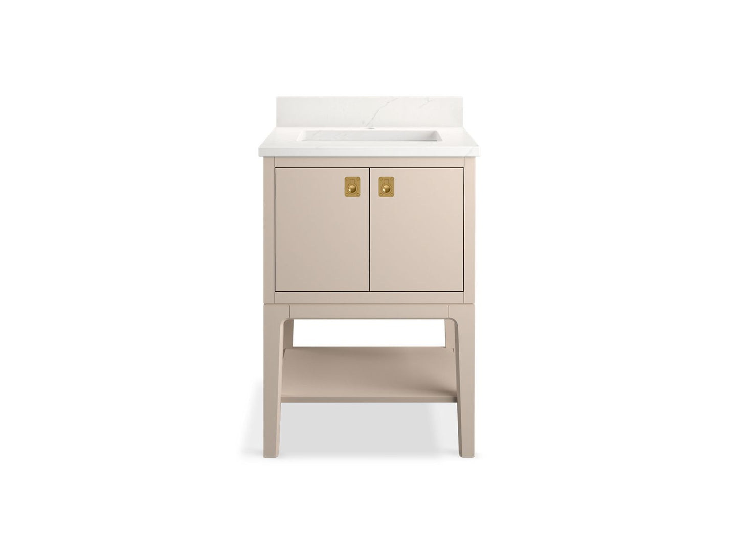 KOHLER K-35024 Seagrove by Studio McGee 24" bathroom vanity cabinet with sink and quartz top