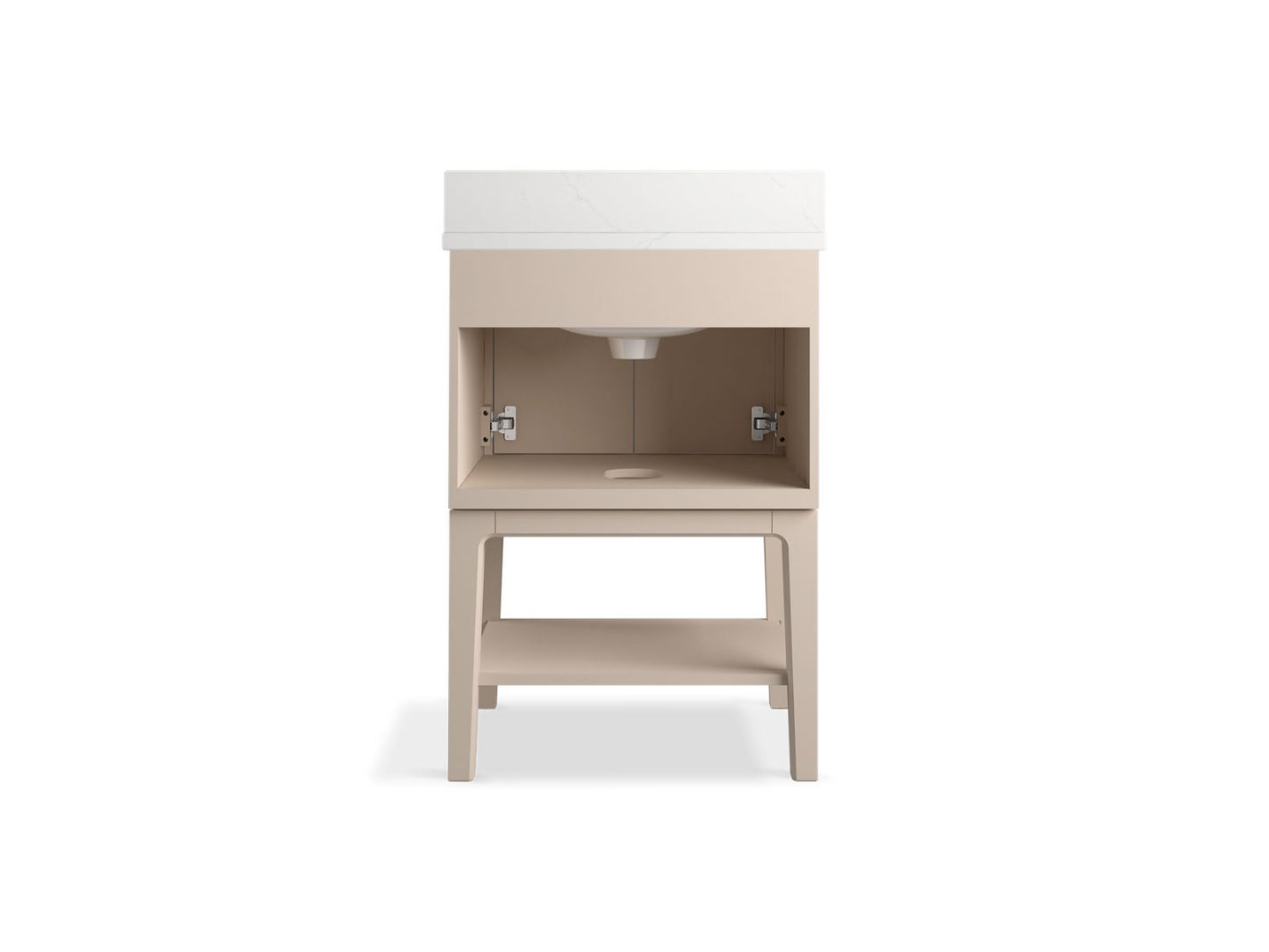 KOHLER K-35024 Seagrove by Studio McGee 24" bathroom vanity cabinet with sink and quartz top