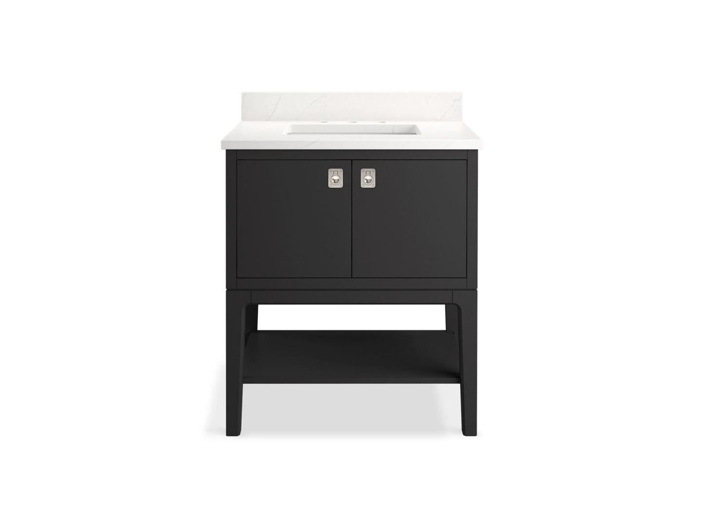 KOHLER K-35025 Seagrove by Studio McGee 30" bathroom vanity cabinet with sink and quartz top