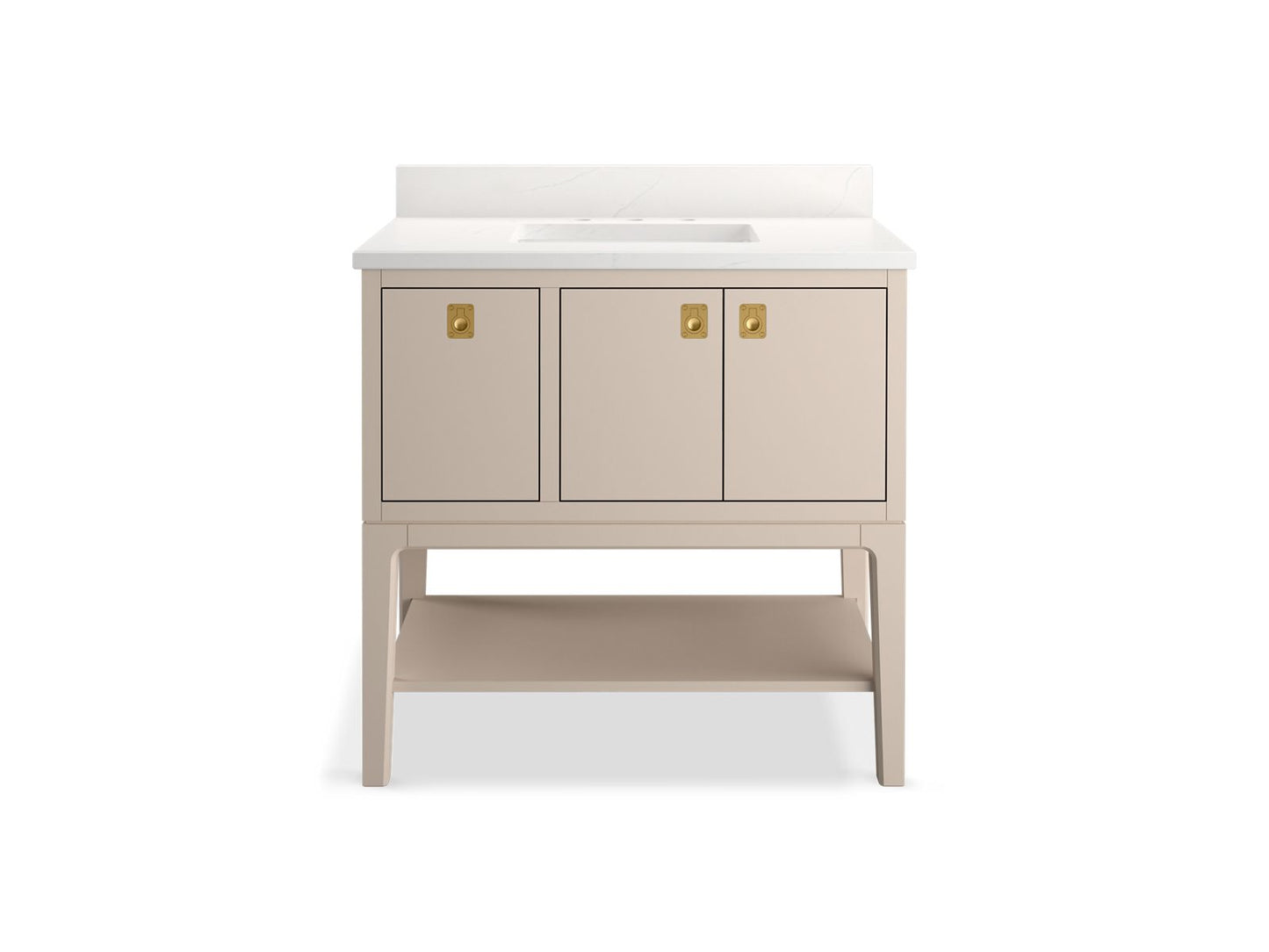 KOHLER K-35026 Seagrove by Studio McGee 36" bathroom vanity cabinet with sink and quartz top