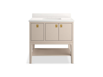 KOHLER K-35026 Seagrove by Studio McGee 36" bathroom vanity cabinet with sink and quartz top