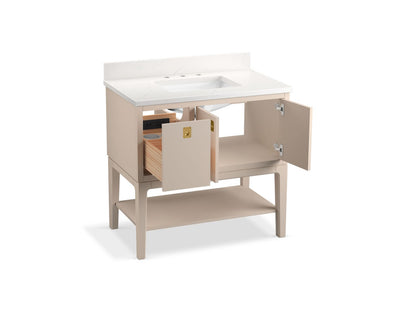 KOHLER K-35026 Seagrove by Studio McGee 36" bathroom vanity cabinet with sink and quartz top