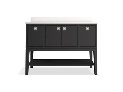 KOHLER K-35027 Seagrove by Studio McGee 48" bathroom vanity cabinet with sink and quartz top