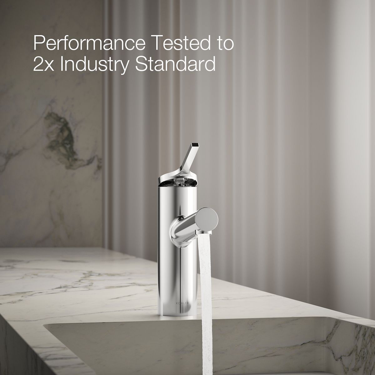 KOHLER Elate Single-handle bathroom sink faucet, 0.5 gpm