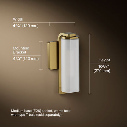 3/4 view of product with dimensions