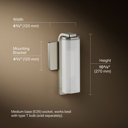 3/4 view of product with dimensions