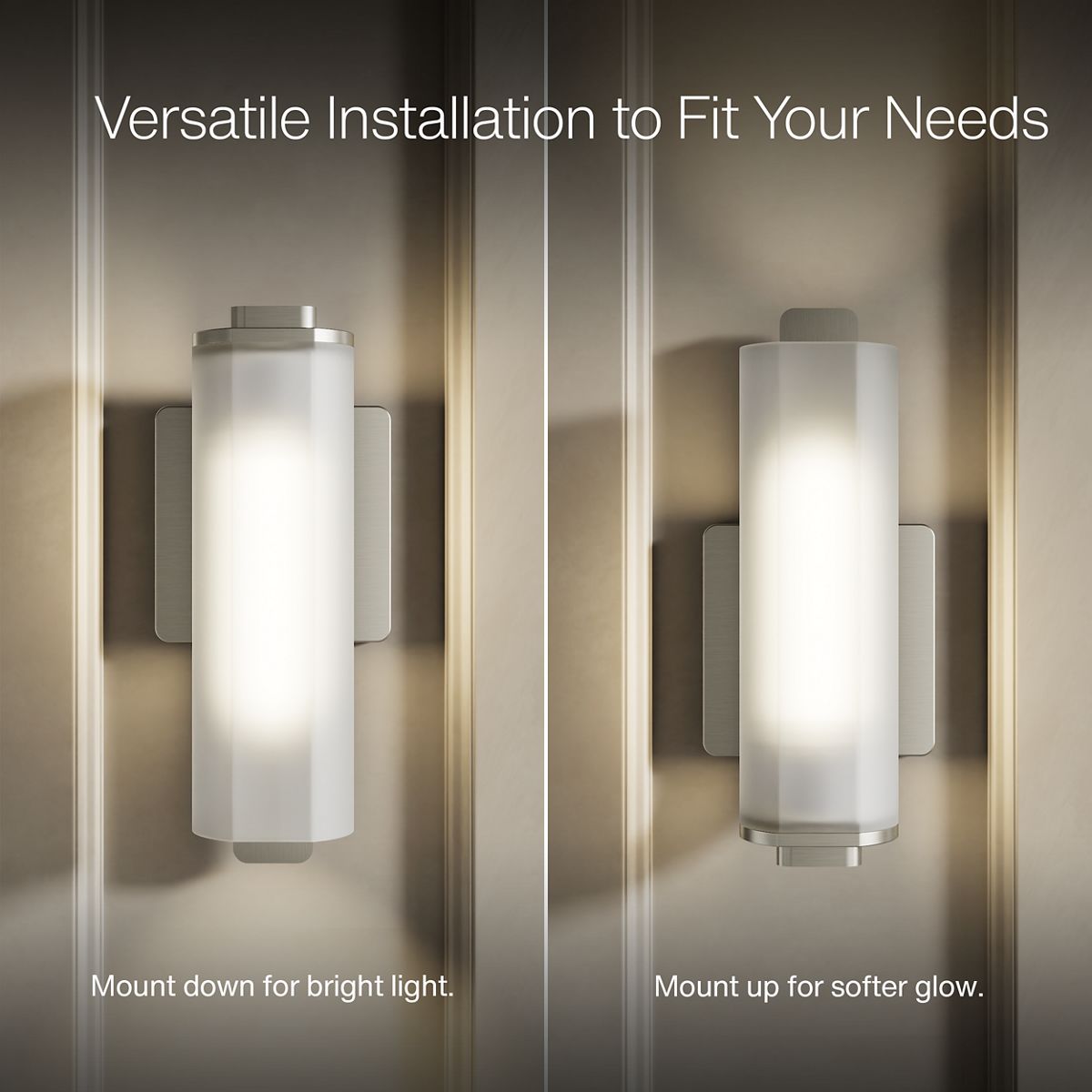 KOHLER K-35113-SC01 Parallel One-light Sconce, Brushed Nickel - Detail image of a product feature