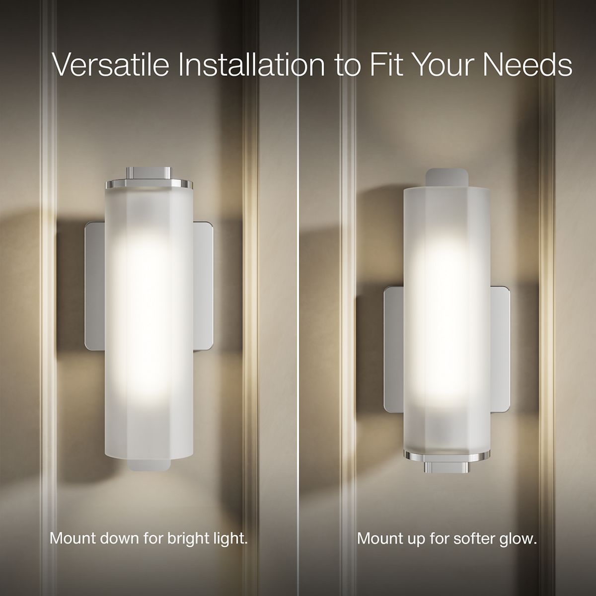 KOHLER K-35113-SC01 Parallel One-light Sconce, Polished Chrome - Detail image of a product feature