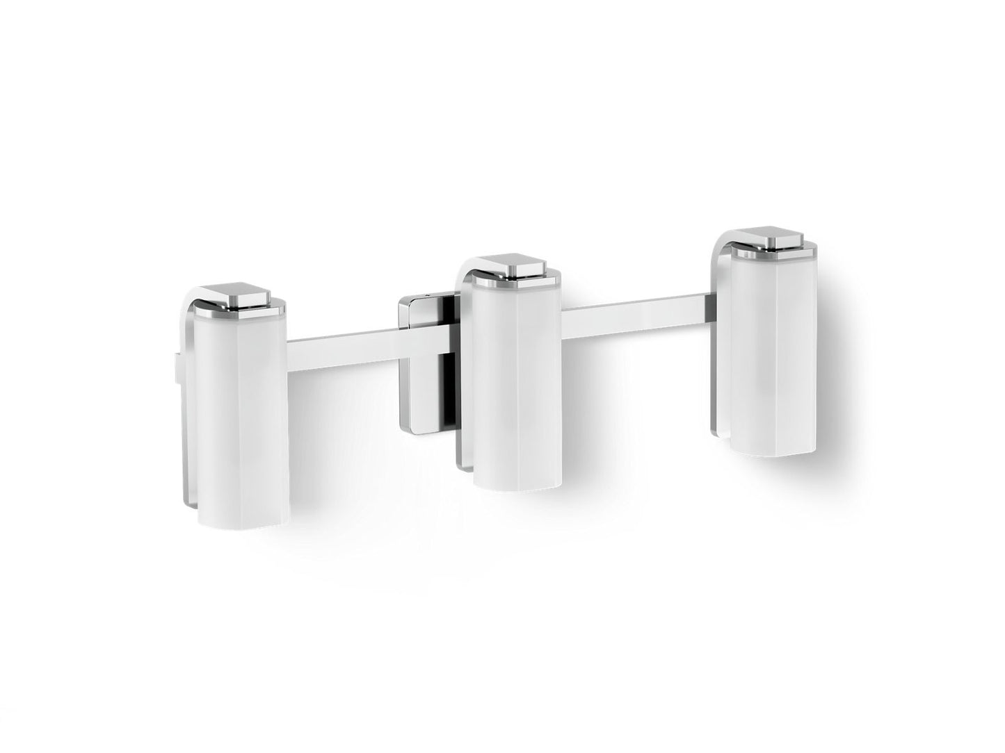 KOHLER K-35115-SC03 Parallel Three-light Sconce, Polished Chrome - 3/4 view of product