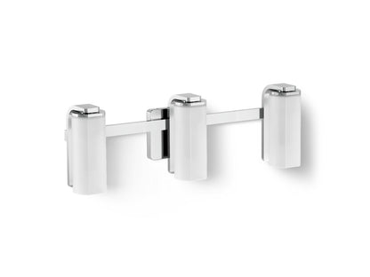 KOHLER K-35115-SC03 Parallel Three-light Sconce, Polished Chrome - 3/4 view of product
