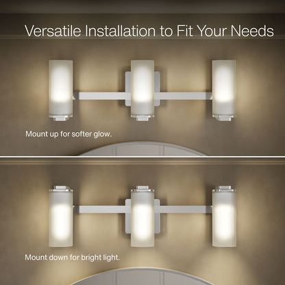 KOHLER K-35115-SC03 Parallel Three-light Sconce, Polished Chrome - Detail image of a product feature