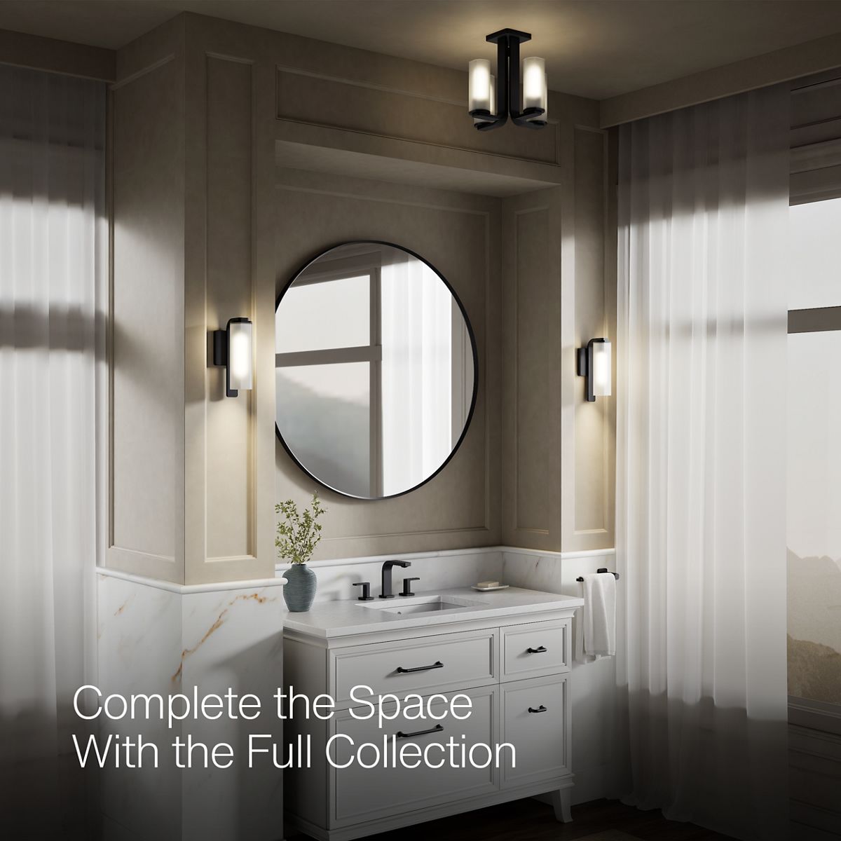 Up to 2 walls & multiple product categories visible in use