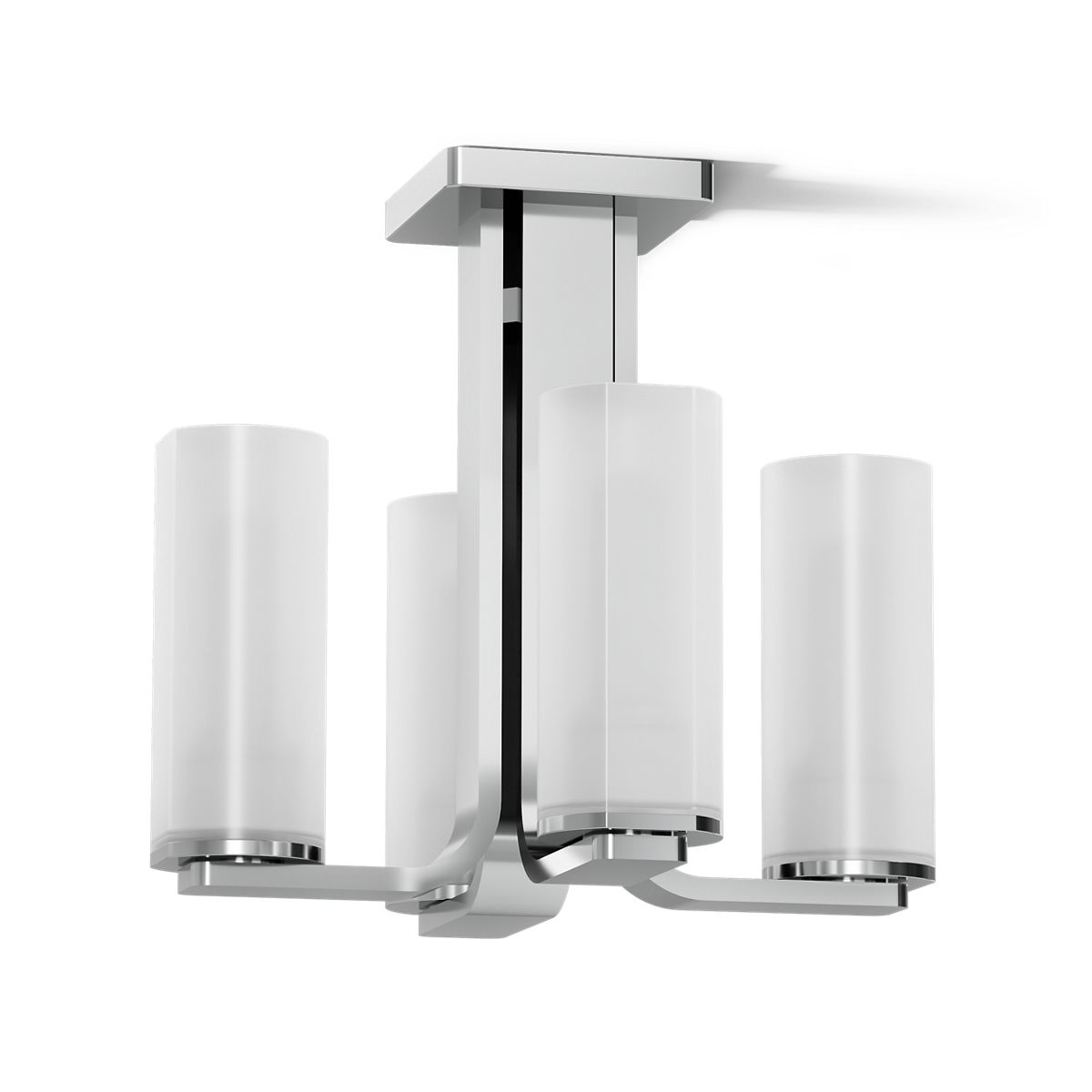 KOHLER K-35116-FM04 Parallel 13-5/16" Flush-mount, Polished Chrome - 3/4 view of product