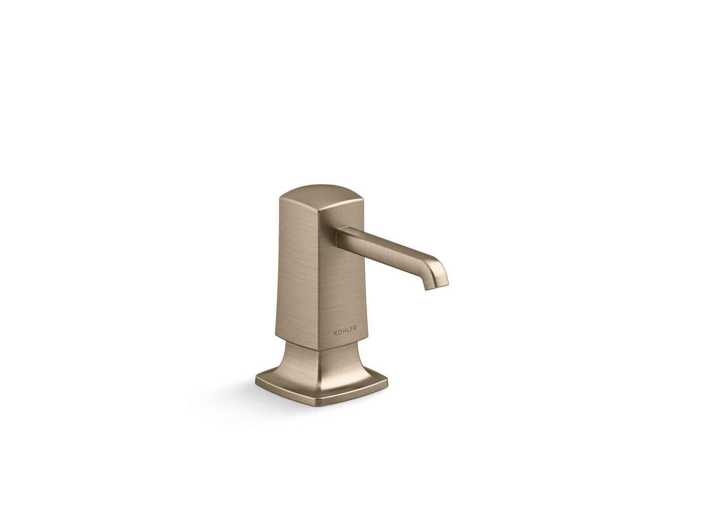 KOHLER K-35760 Graze Soap/lotion dispenser, vibrant brushed bronze