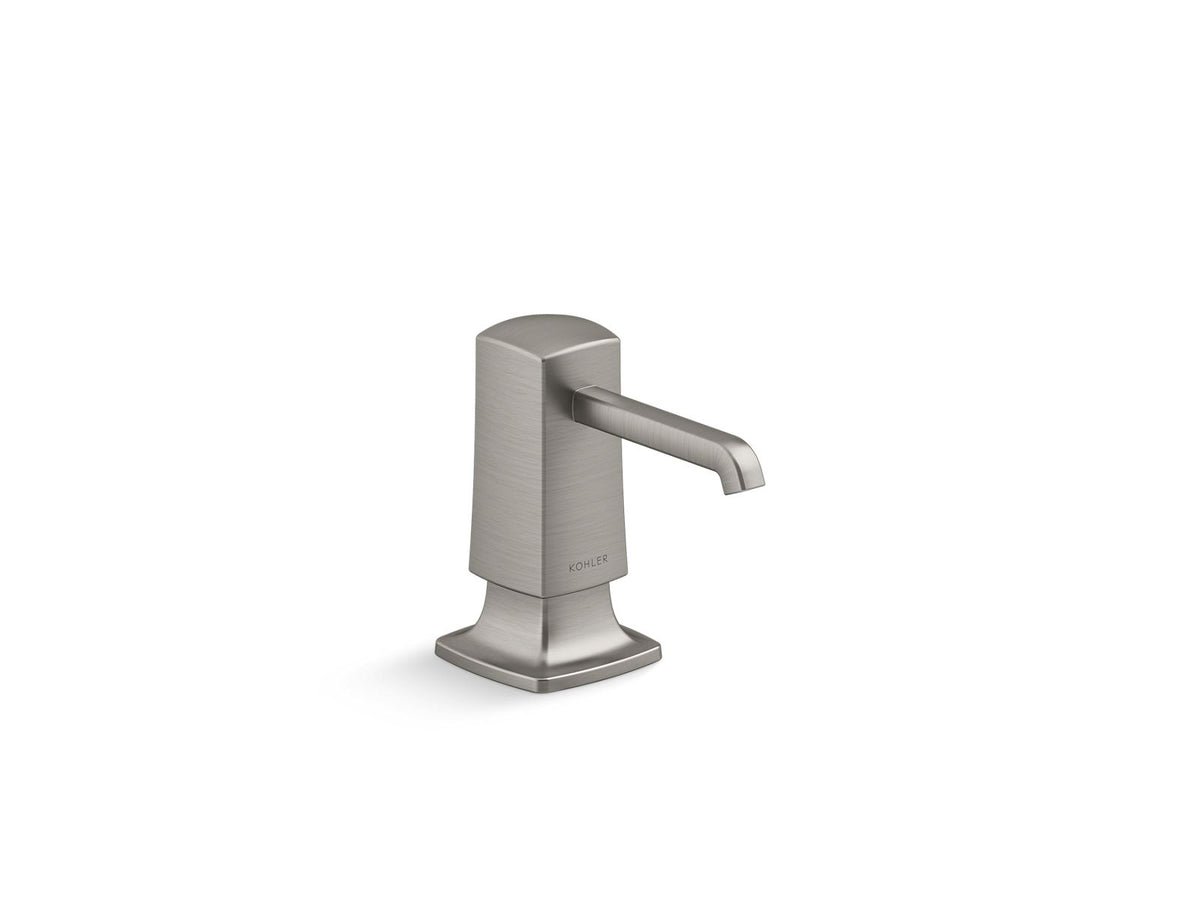 KOHLER K-35760 Graze Soap/lotion dispenser, vibrant stainless