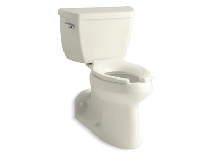 KOHLER K-3578-T Barrington ComForteeight Two-piece elongated chair height toilet with tank cover locks