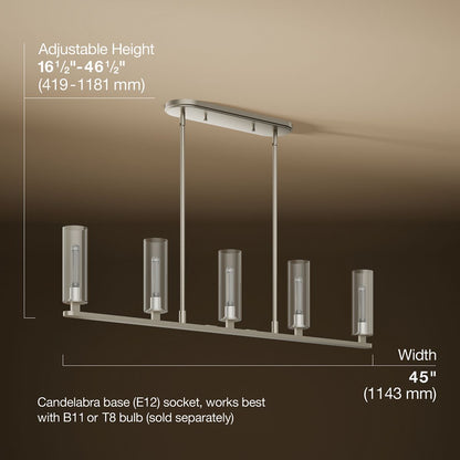 3/4 view of product with dimensions