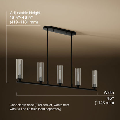 3/4 view of product with dimensions