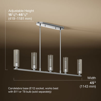 3/4 view of product with dimensions