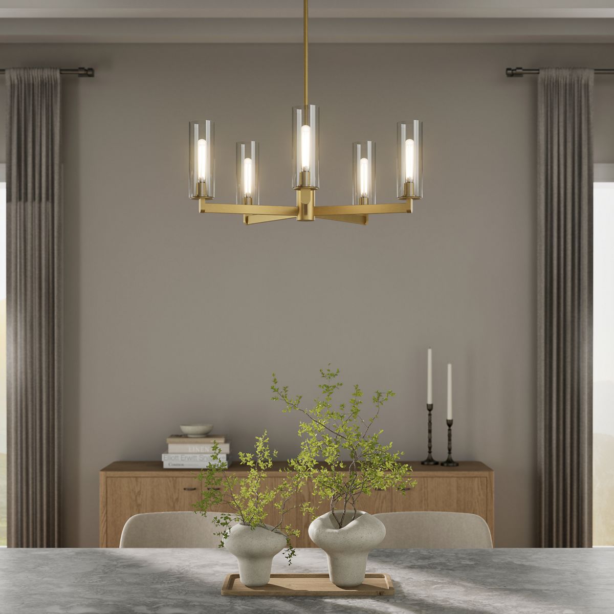 Products in use in close room view