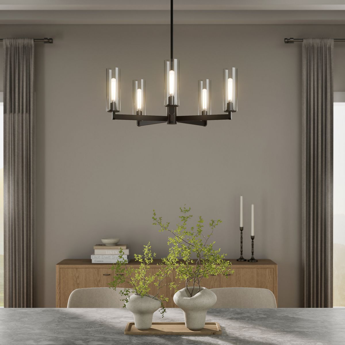 Products in use in close room view