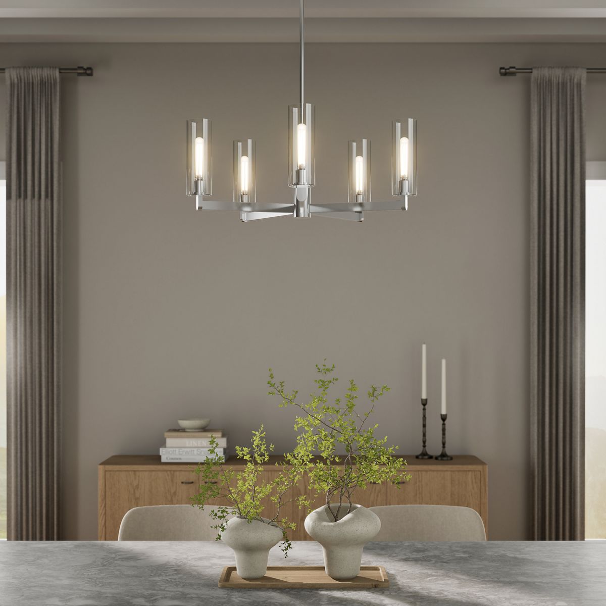 Products in use in close room view