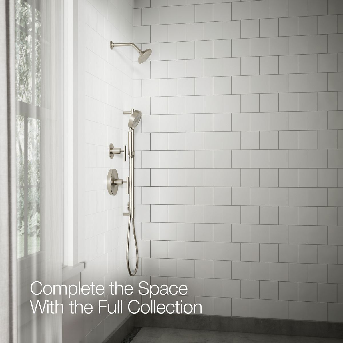 KOHLER Bellera Single-function showerhead, 1.75 gpm
