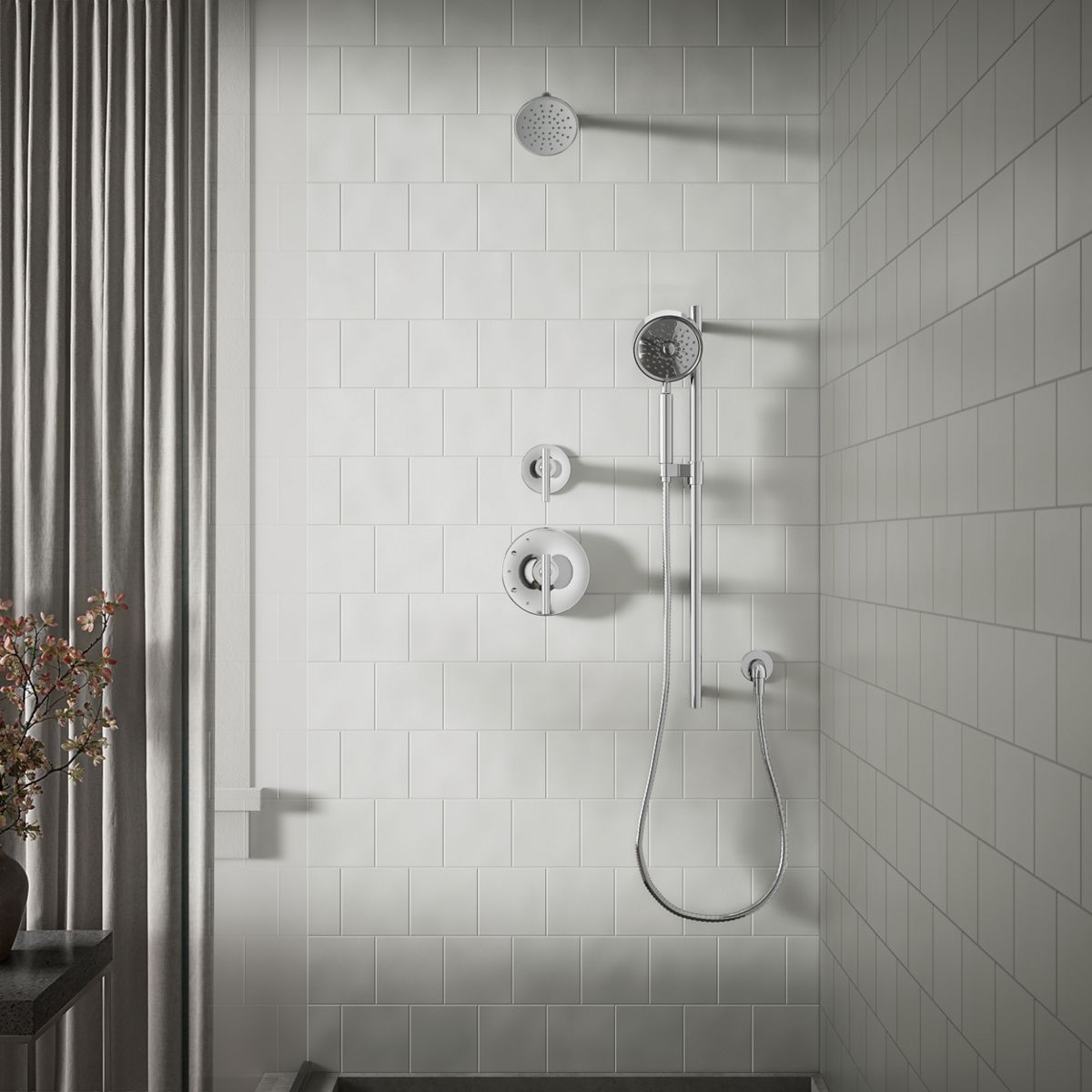 KOHLER Bellera Single-function showerhead, 2.5 gpm