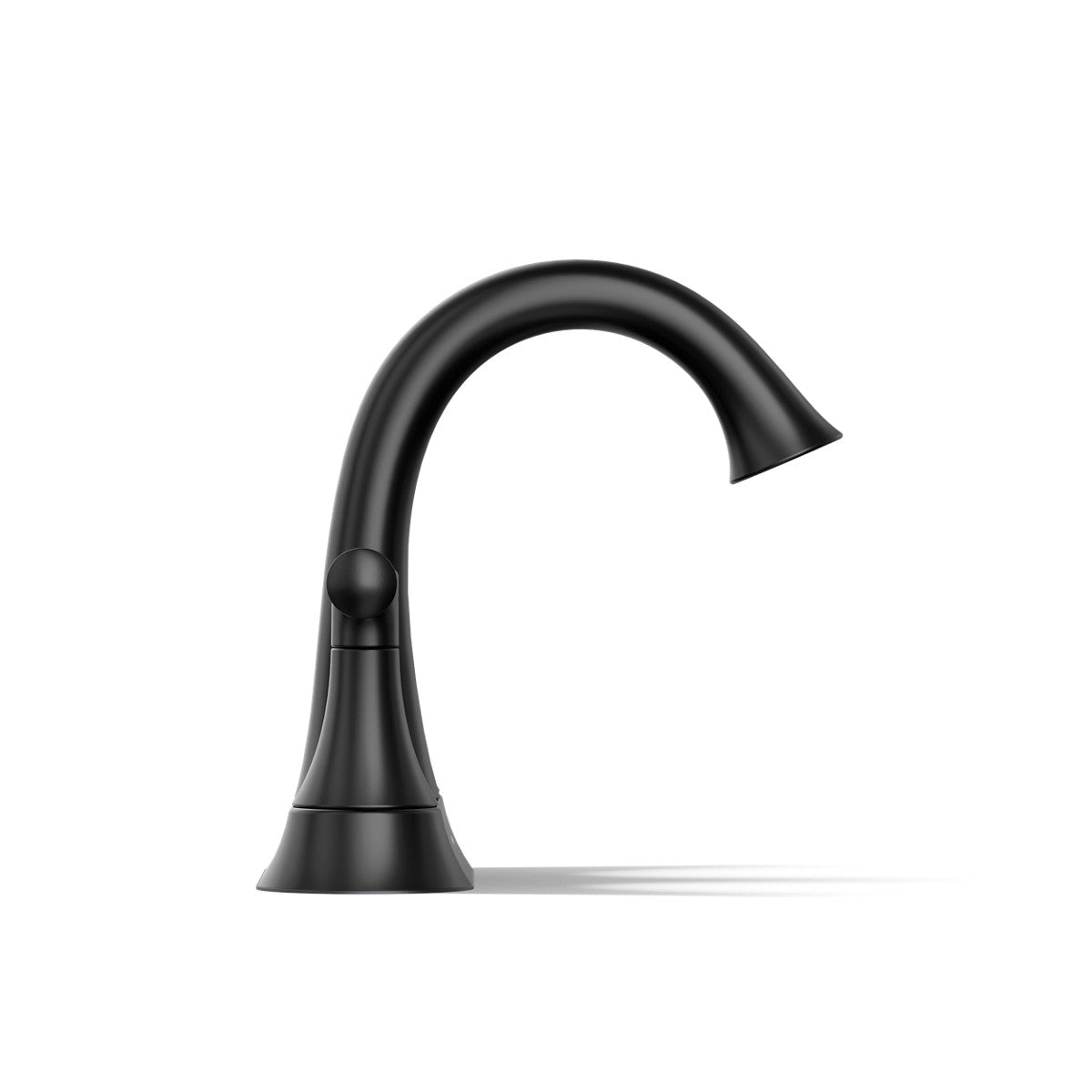 KOHLER K-35951-4 Buckley Centerset bathroom sink faucet, 1.2 gpm, matte black - view 3