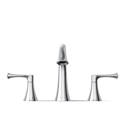 KOHLER K-35953-4 Buckley Widespread bathroom sink faucet, 1.2 gpm, polished chrome - view 2