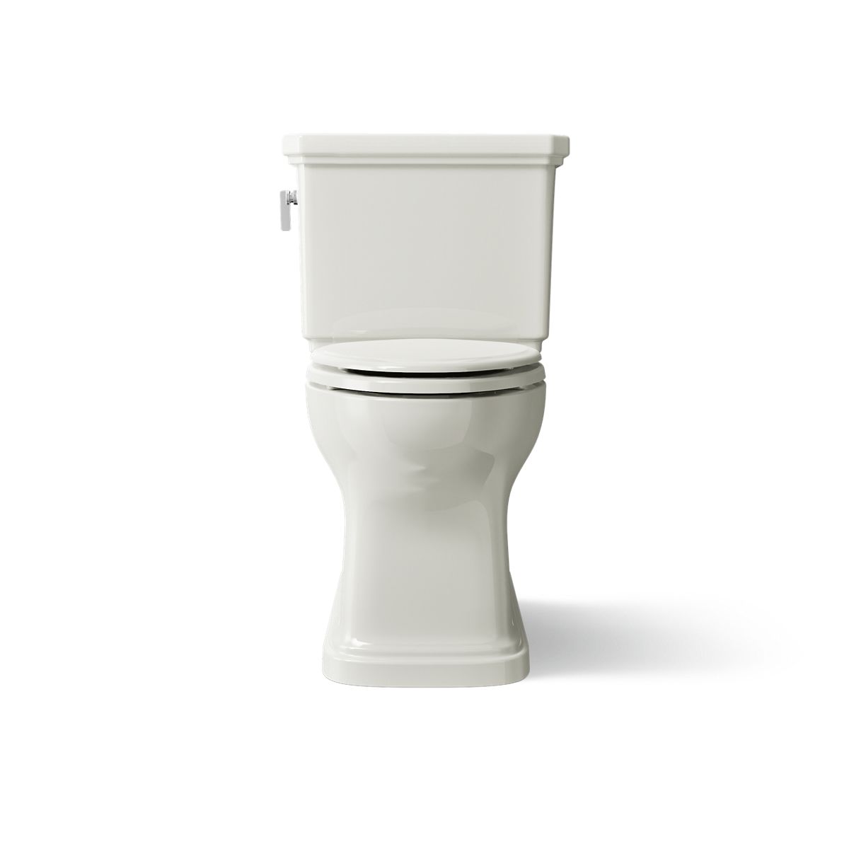 KOHLER K-35960 Claude Two-piece Elongated Toilet with Skirted Trapway, 1.28 GPF, Dune - Detail image of a product feature