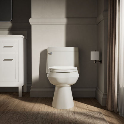 KOHLER K-3619 Cimarron One-piece elongated toilet with concealed trapway, 1.28 gpf