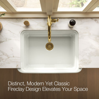 KOHLER K-36251 Audrine 32-1/2" undermount single-bowl farmhouse kitchen sink
