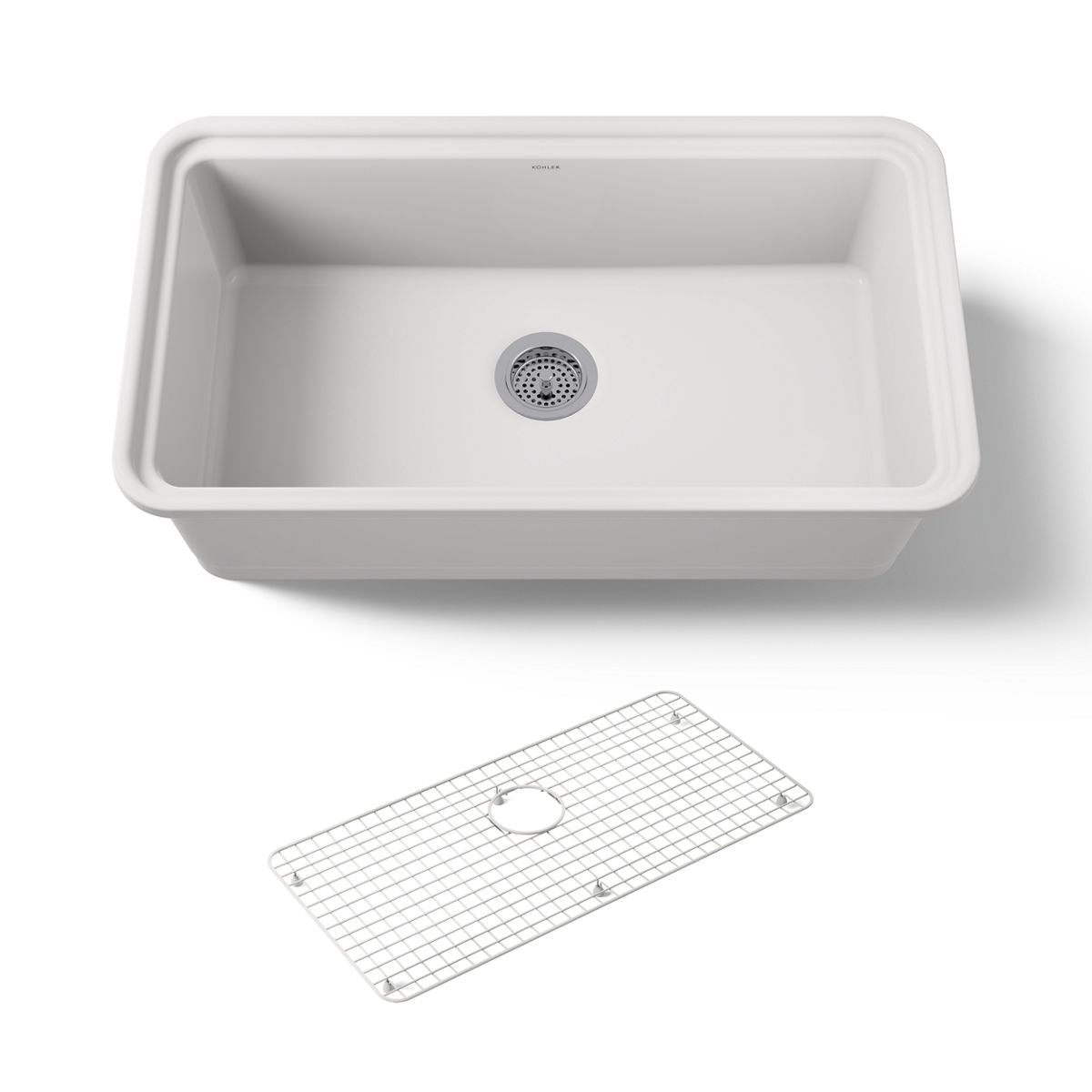 KOHLER K-36254 Audrine 33" undermount single-bowl kitchen sink