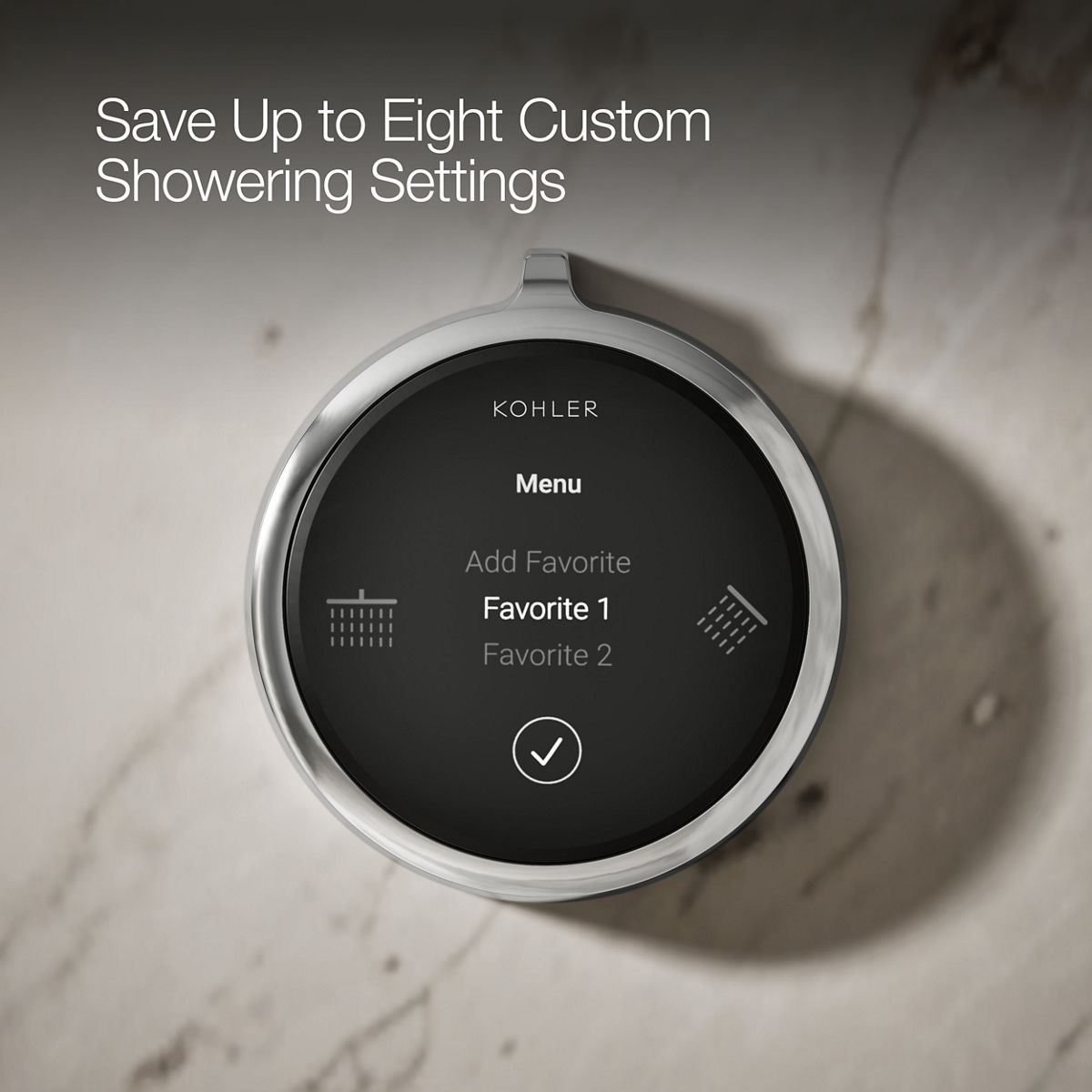 KOHLER K-36364 Anthem Duo Two-outlet shower digital control