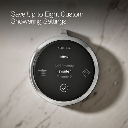 KOHLER K-36364 Anthem Duo Two-outlet shower digital control
