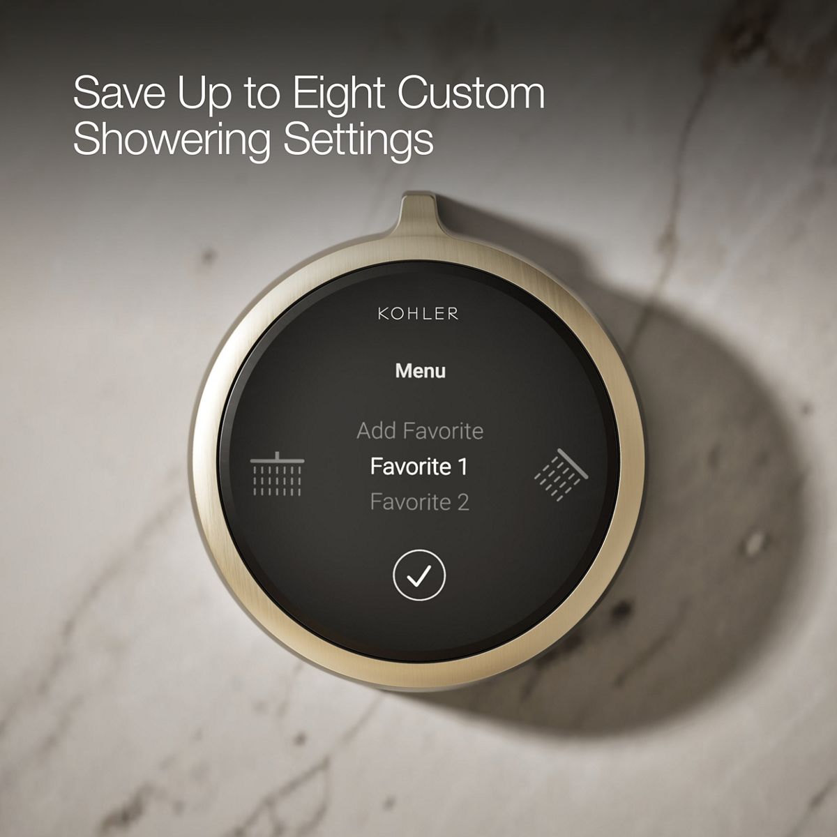 KOHLER K-36364 Anthem Duo Two-outlet shower digital control