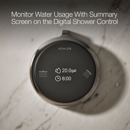 KOHLER K-36364 Anthem Duo Two-outlet shower digital control