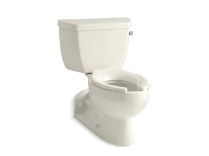 KOHLER K-3652-RA Barrington Two-piece elongated 1.0 gpm toilet with Pressure Lite(R) flushing technology and right-hand trip lever