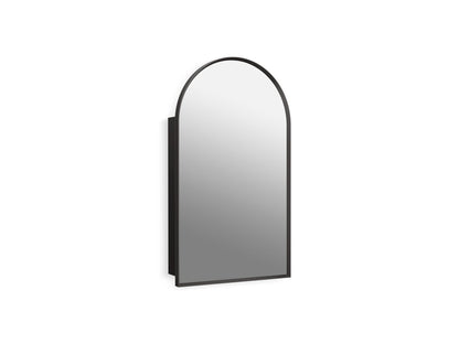 KOHLER Verdera 20" x 34" arched framed medicine cabinet, left-hinged