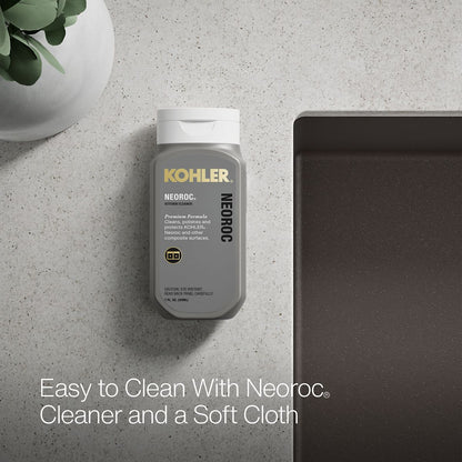 KOHLER K-36747 Billings 32-1/2" Undermount Single-bowl Kitchen Sink, Matte Brown - Detail image of a product feature