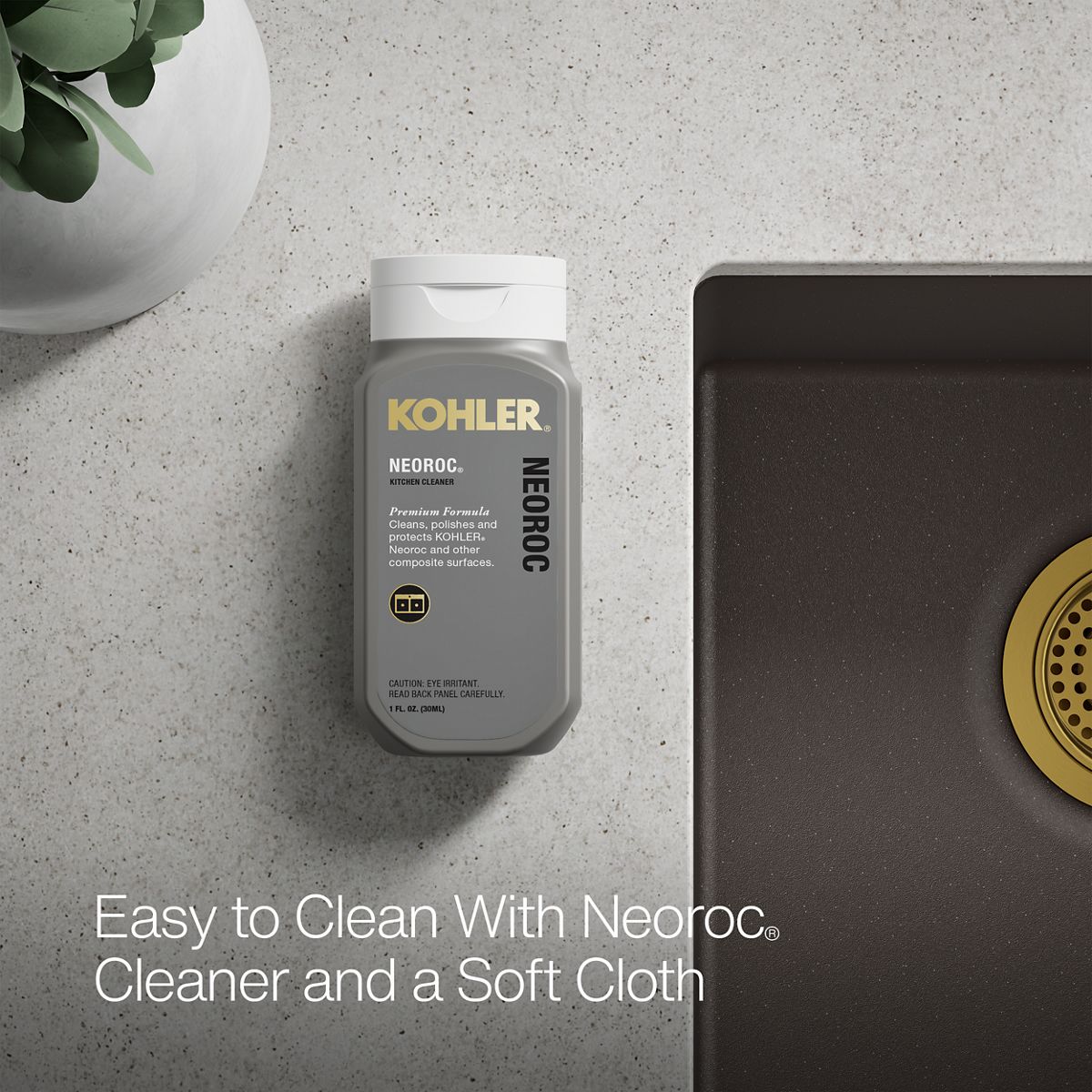 KOHLER K-36750 Billings 32-1/2" Undermount Double-bowl Kitchen Sink, Matte Brown - Detail image of a product feature