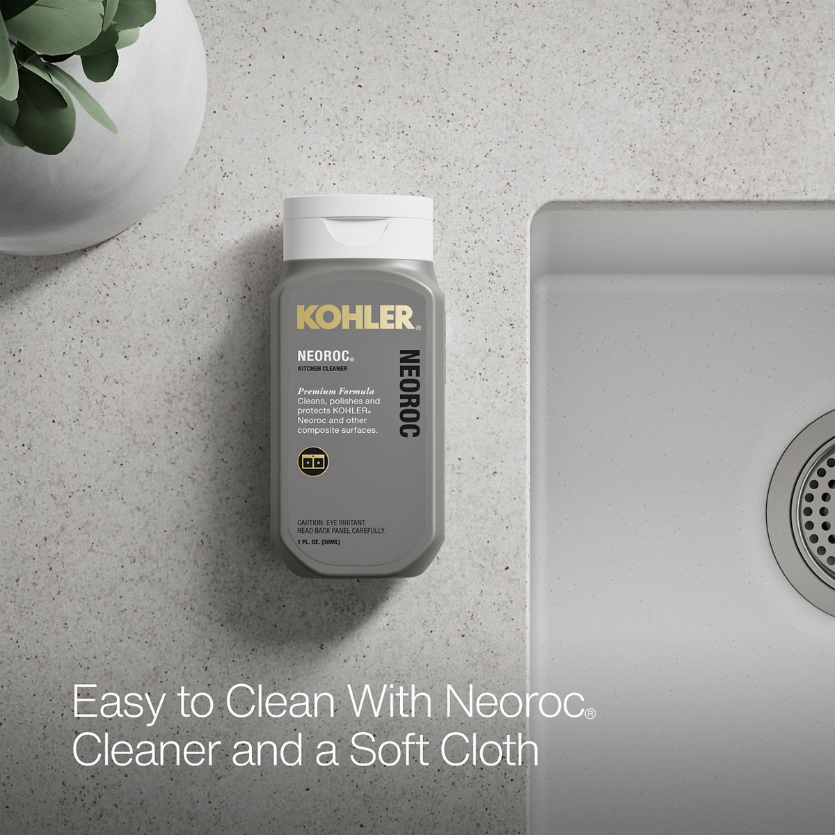 KOHLER K-36750 Billings 32-1/2" Undermount Double-bowl Kitchen Sink, Matte White - Detail image of a product feature