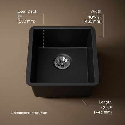 3/4 view of product with dimensions