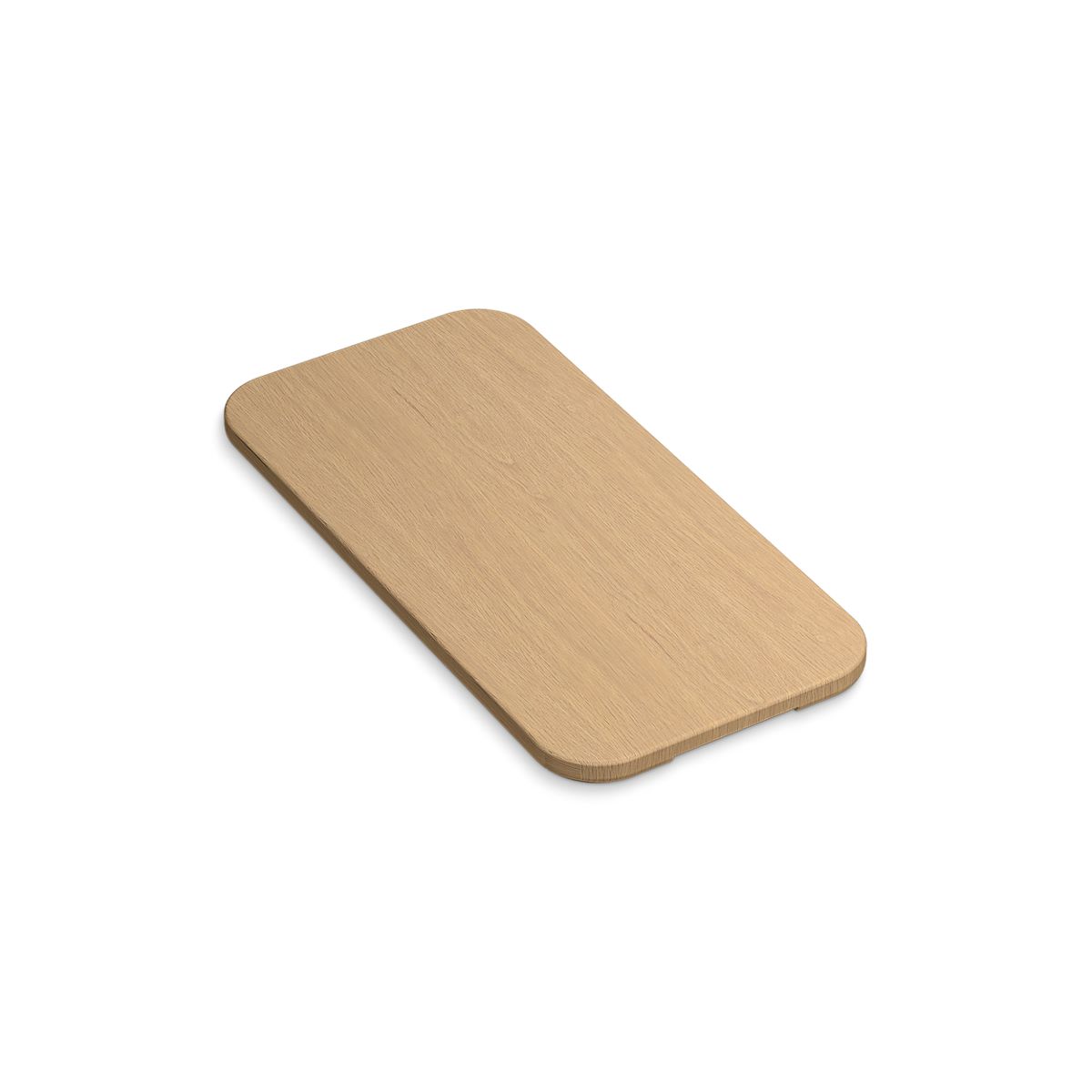 KOHLER K-36793 White Oak Cutting Board for Audrine Farmhouse Workstation Kitchen Sink - 3/4 view of product