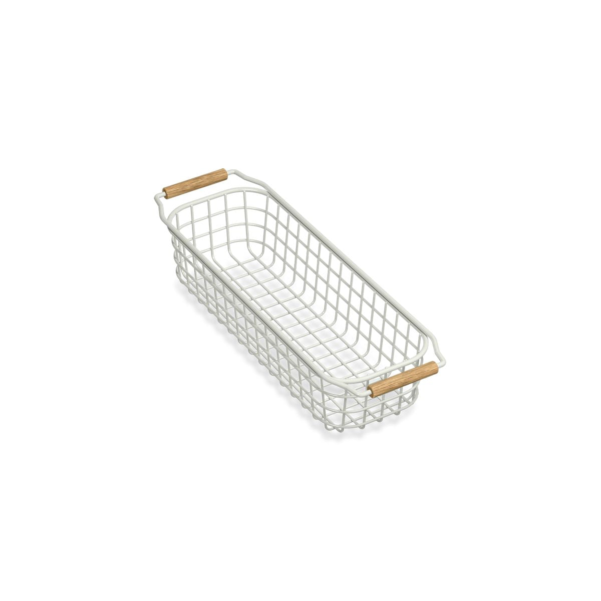 KOHLER K-36794 Wire Sink Basket for Audrine Farmhouse Kitchen Sink, Dune - 3/4 view of product