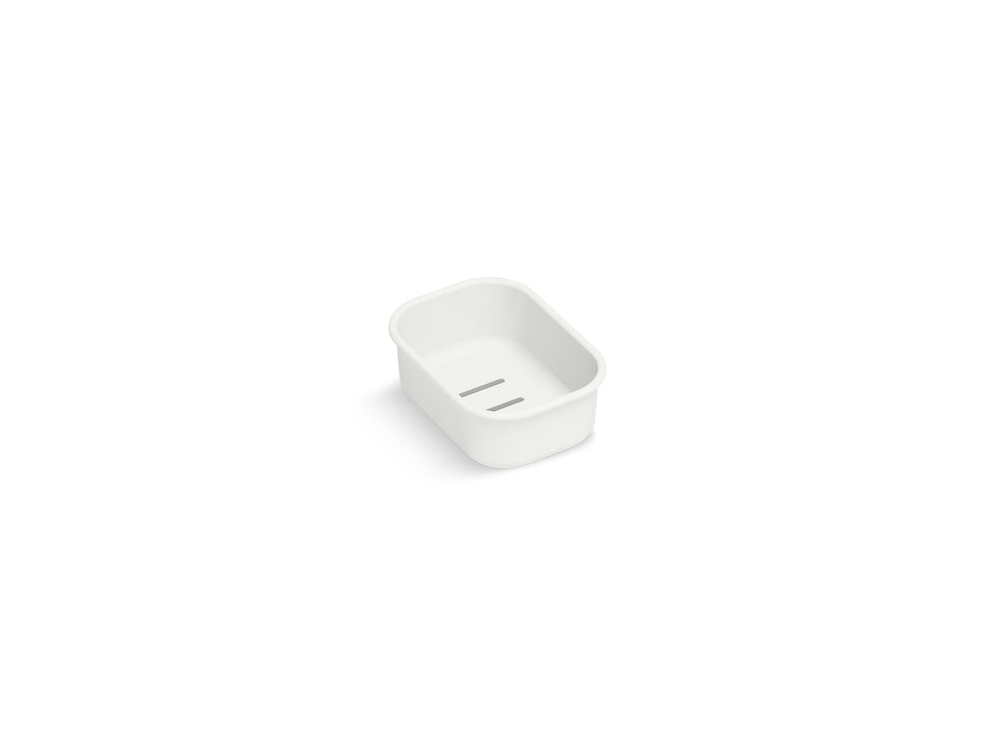KOHLER K-36795 Colander for Audrine Kitchen Sink, Cloude White - 3/4 view of product
